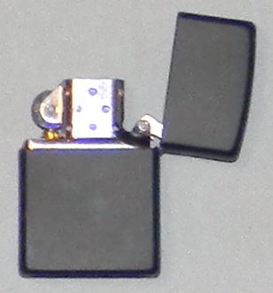 Zippo Lighter with Dark Case