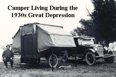 Camper During the Great Depression