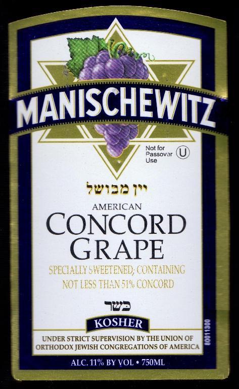Passover Wine 11% Alcohol