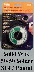 50/50 Solid Wire Solder