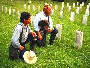 Two Men at Grave