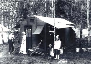 An Old Shack in the Woods