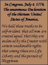 Declaration of Independence